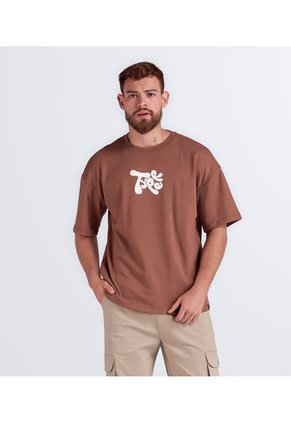 Camiseta Extraoversize En Burda Typer