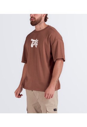 Camiseta Extraoversize En Burda Typer