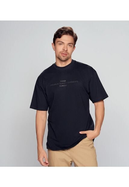 Camiseta Para Hombre Typer