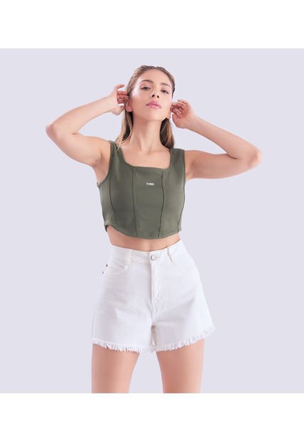 Blusa Tipo Corset Para Mujer Typer