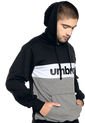 Hoodie Negro-Gris-Blanco UMBRO de UMBRO