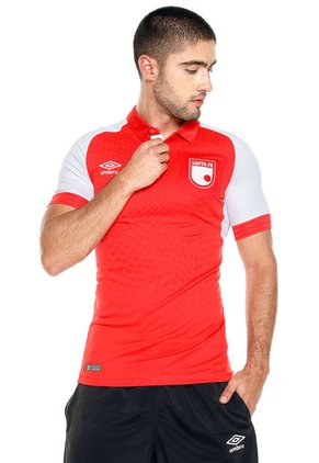 Polo Rojo-Blanco UMBRO Independiente Santa Fe