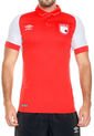 Polo Rojo-Blanco UMBRO Independiente Santa Fe de UMBRO
