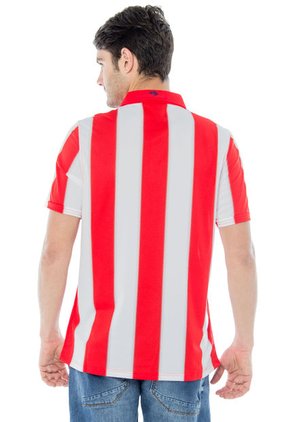 Camiseta Polo UMBRO Junior Home Jersey Rojo-Blanco