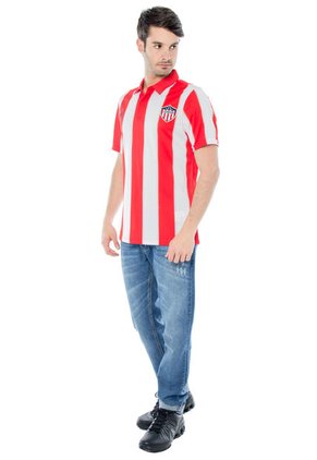 Camiseta Polo UMBRO Junior Home Jersey Rojo-Blanco