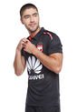 Camiseta Independiente Santa Fe Polo Negra-Roja UMBRO Sf Away S/s Jersey Spon de UMBRO