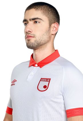 Camiseta Blanca-Rojo UMBRO Independiente Santa Fe