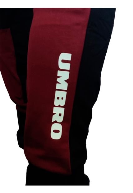 Pantalón Jogger Negro Umbro Hombre Panel ELPJOI2214-BTP