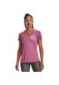 Camiseta Under Armour Tech Solid Lc Crest Mujer-Rosa de Under Armour