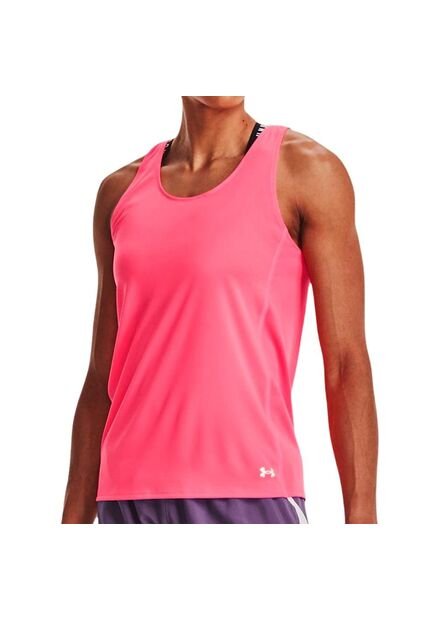 Camiseta Esqueleto Under Armour Fly-By Mujer-Rosa