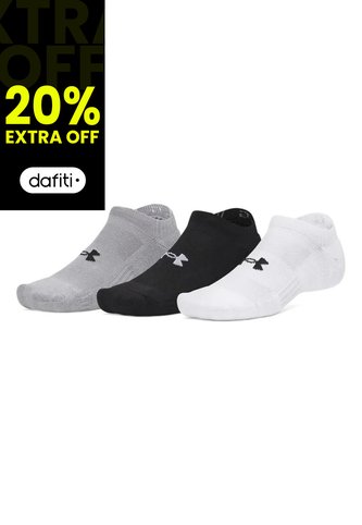 Medias Hombre Under Armour Performance Cotton 3P Blanco Under Armour Under Armour