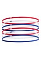 Bandas Mujer Under Armour W Mini Elastic 6Pk Rojo Under Armour de Under Armour