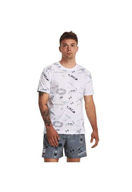 Camiseta Hombre UNDER ARMOUR UA RUN LIKE A TEE Blanco Under Armour