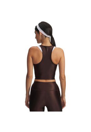 Camiseta Mujer Under Armour UA MOTION SHINE TANK Marron Under Armour