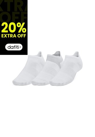 Medias Under Armour Ad Run Lite 3Pk -Blanco Under Armour