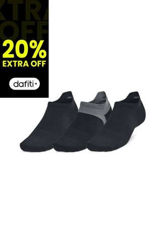 Medias Under Armour Ad Run Lite 3Pk -Negro Under Armour
