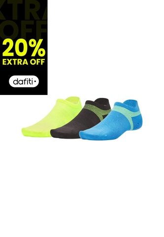Medias Under Armour Ad Run Lite 3Pk-Multicolor Under Armour