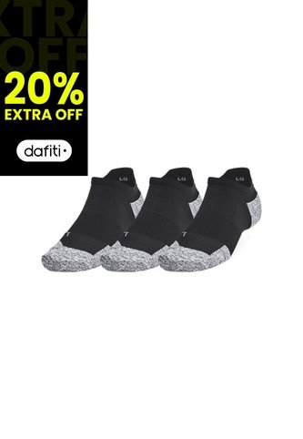 Medias Under Armour Velociti Run Cush 3P -Negro Under Armour
