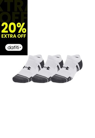 Medias Under Armour Prfrmnc Tech 3Pk Ult -Blanco Under Armour