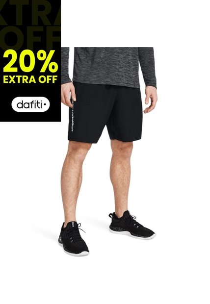 Pantaloneta Under Armour Woven Wdmk Hombre-Negro