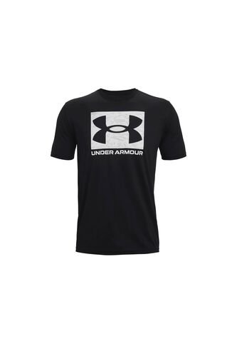 Camiseta Negro-Gris Under Armour Camo Boxed Logo SS Under Armour