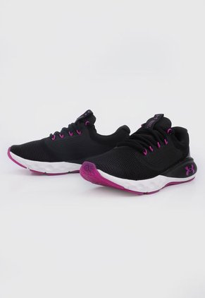 Tenis Running Negro-Blanco-Violeta UNDER ARMOUR Charged Vantage 2 ICE