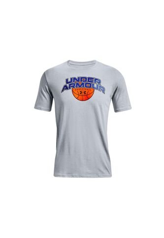 Camiseta Gris Under Armour Bball Branded Under Armour