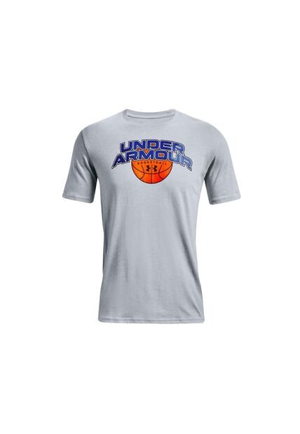 Camiseta Gris Under Armour Bball Branded