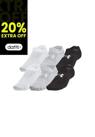 Medias Hombre Under Armour ESSENTIAL NO SHW 6PK Negro Under Armour Under Armour