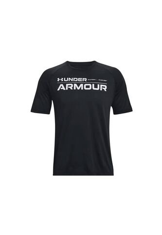 Camiseta Negro-Blanco Under Armour Tech 2.0 Wordmark Under Armour