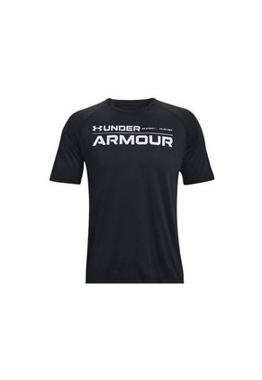 Camiseta Negro-Blanco Under Armour Tech 2.0 Wordmark