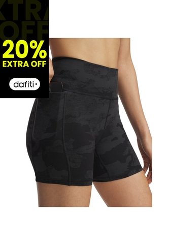 Short Mujer UNDER ARMOUR PJT RCK MIDDY SHORT Negro Under Armour Under Armour