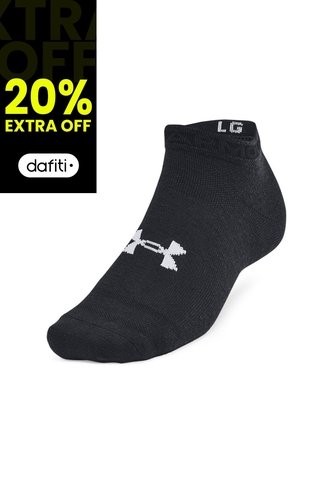 Medias Unisex UNDER ARMOUR UNISEX ESSNTL 6P LOW Negro Under Armour Under Armour