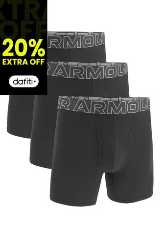 Boxer Hombre PRFRMNC COTTON SOLID Negro Under Armour Under Armour