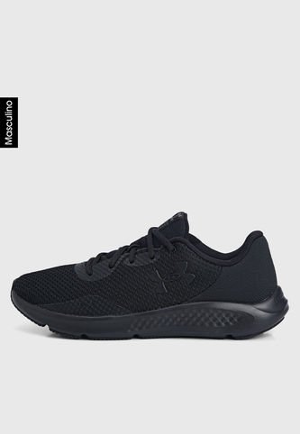 Under Armour - Tenis Running Negro  UNDER ARMOUR Charged Pursuit 3