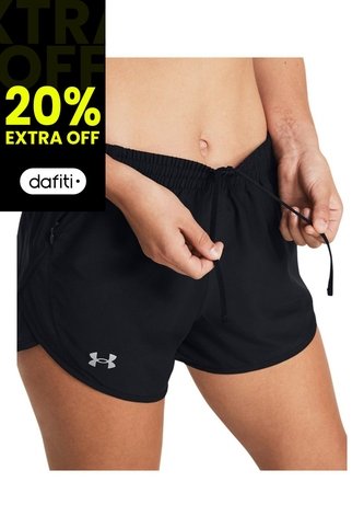 Short Mujer UNDER ARMOUR UA FLY BY 3 SHORTS Negro Under Armour Under Armour