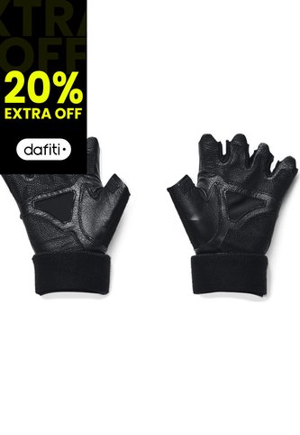 Guantes De Entrenamiento UA Weightlifting Para Hombre Negro Under Armour 1369830-001-N11 Under Armour Under Armour