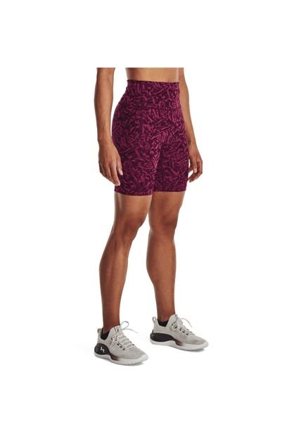 Short Mujer UNDER ARMOUR MERID JACQUA BIKE SH Purpura Under Armour