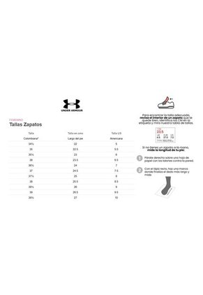 Tenis Mujer UNDER ARMOUR CH.GREAT Blanco Under Armour