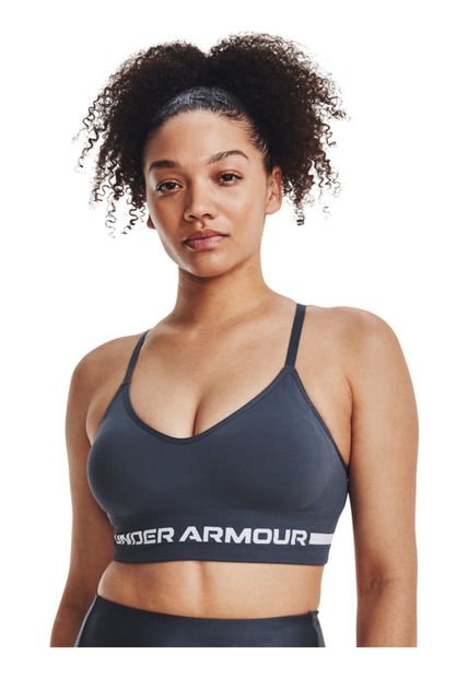 Sujetador Gris Mujer UA SEAMLESS LOW LONG 1357719-044-Y81 Under Armour
