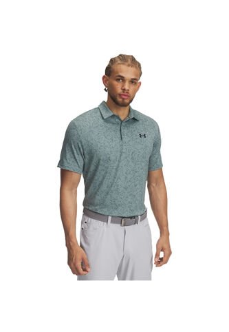 Camisa Hombre Under Armour PLAYOFF 3 PRNTD POLO Verde Under Armour Under Armour