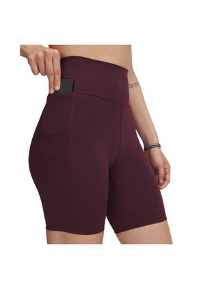 Short Mujer Under Armour MERDN BIKE SHORT 7IN Rojo Under Armour