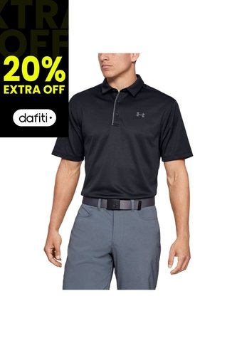 Camisa Hombre Under Armour Tech Polo-Blk Negro Under Armour Under Armour