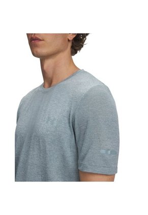 Camiseta Hombre Under Armour SEAMLESS STRIDE SS Verde Under Armour