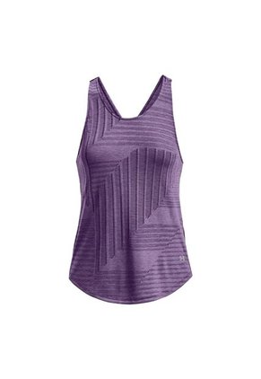Camiseta Esqueleto Under Armour Streaker Mujer-Morado