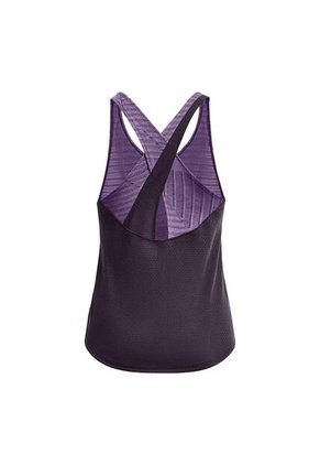 Camiseta Esqueleto Under Armour Streaker Mujer-Morado