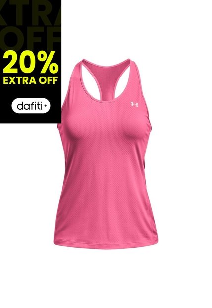 Camiseta Esqueleto Under Armour Racer Tank Mujer-Rosa