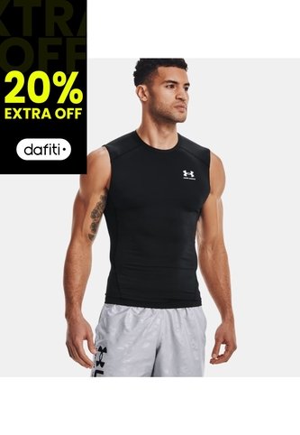 Camiseta Hombre Under Armour HG ARMOUR COMP SL Negro Under Armour Under Armour