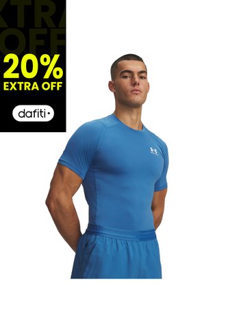 Camiseta Hombre Under Armour Hg Armour Comp Azul Under Armour Under Armour