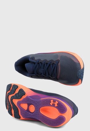 Tenis Running Azul-Coral-Morado UNDER ARMOUR UA Charged Pulse